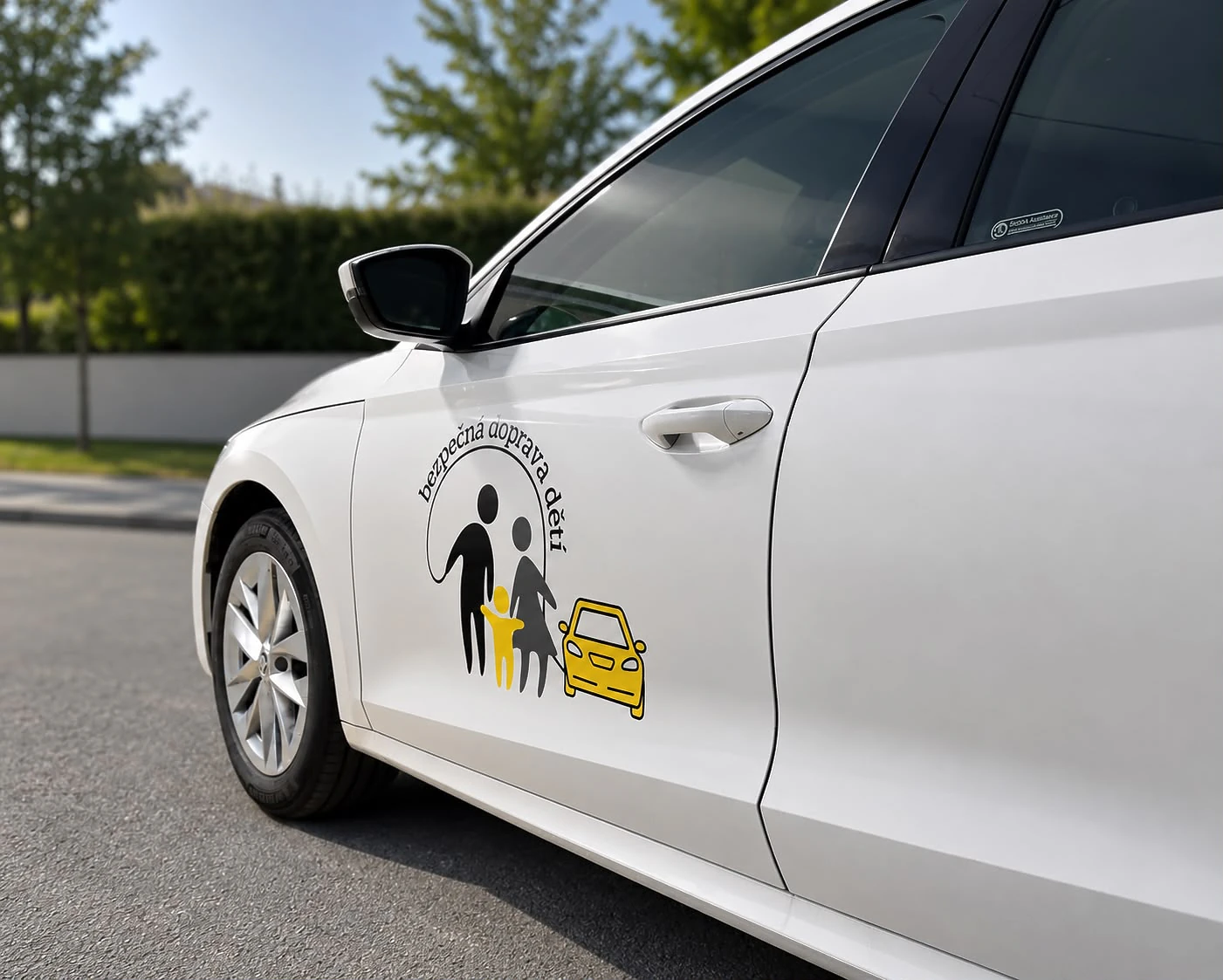 Detail označení vozu Mamas-Taxi