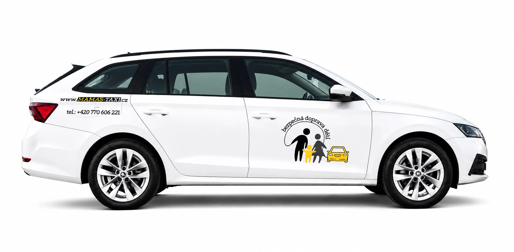 Škoda Superb Mamas-Taxi z bočního pohledu
